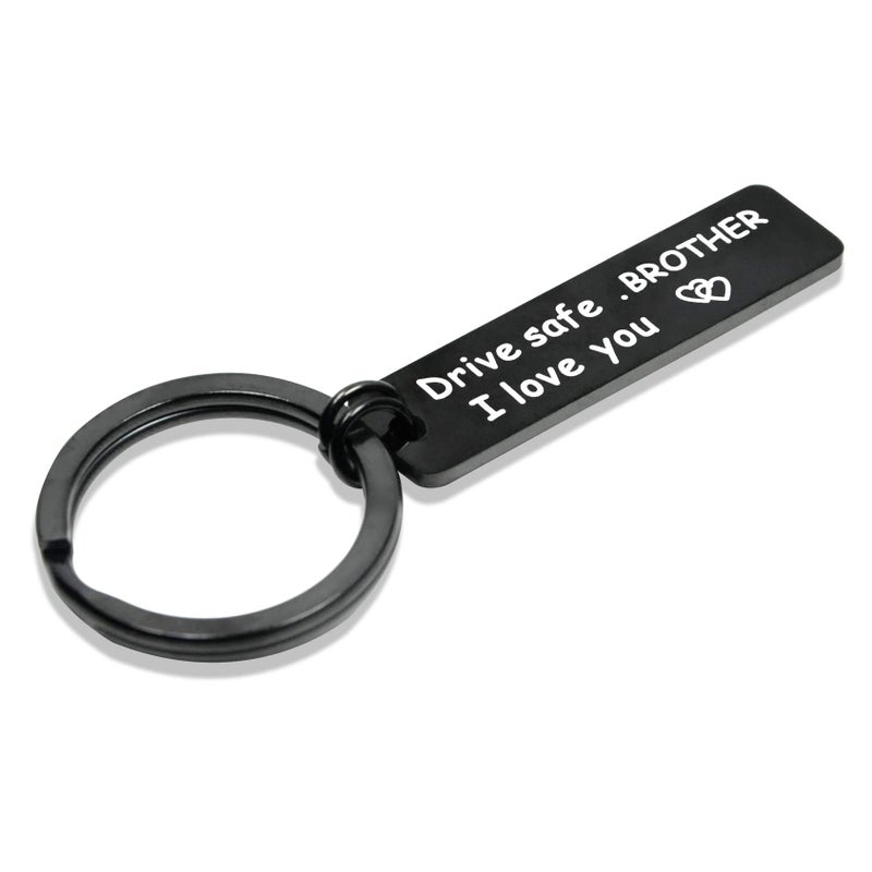 Elechobby Drive Safe Keychain for Brother Be Safe Dad I Love You keychains for Uncle Gifts for Grandpa - Image 3